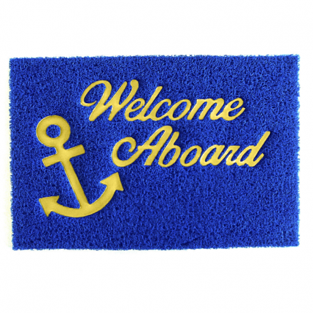 Alfombra de PVC antideslizante "Welcome" mm.900x600