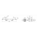 Kit de timonerie hydraulique universel GF90BT - Mavi Mare