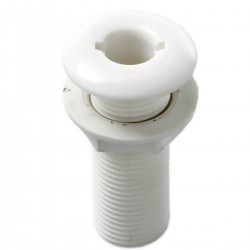 Seewasserablass aus weißem Nylon mit Gewinde