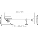 Trompette électromagnétique en acier inoxydable - Marco