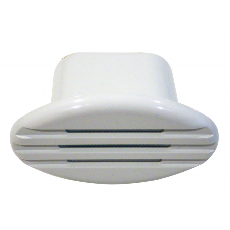 Bocina eléctrica de 12 V empotrada en ABS blanco