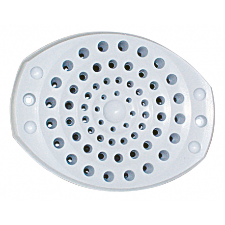 Trompeta empotrada de 12 V en ABS blanco