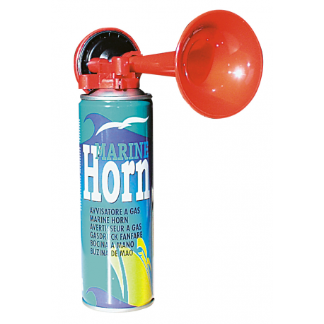 Trompeta de gas acústica de 300 ml. para señales sonoras