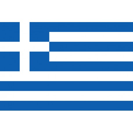 Bandiera Grecia in tessuto stamina di poliestere 100 %