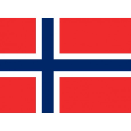 Bandiera Norvegia in tessuto stamina di poliestere 100 %