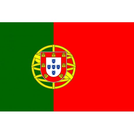 Bandiera Portogallo in tessuto stamina di poliestere 100 %