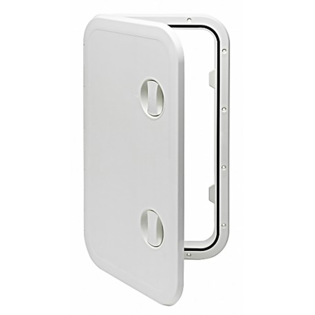 Walk-on inspection door with 180° opening or full opening with removable door