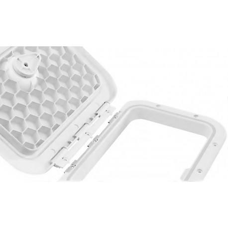 Walk-on inspection door with 180° opening or full opening with removable door