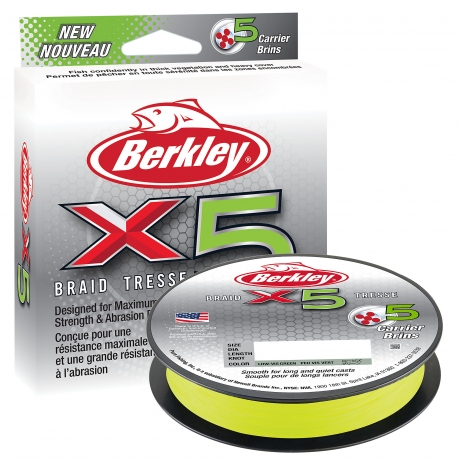 Berkley X5 Braid 0.10MM 150M FLGRN braid