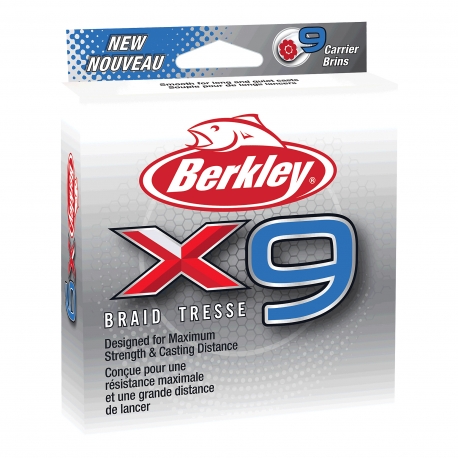 Berkley X9 Braid 0.06MM trecciato da 150M GRN
