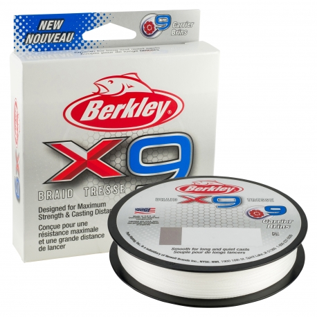 Berkley X9 Tresse 0.14MM tressée 300M CRYL