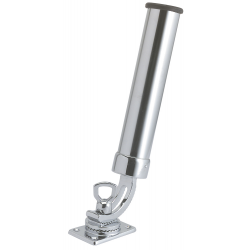 Chromed brass adjustable rod holder for rods Ø max. 40 mm.