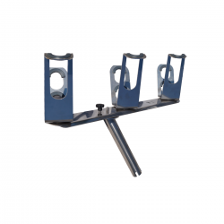 Dérive vivante avec trois porte-cannes et accouplement encastré à 0° - Jonian Sea