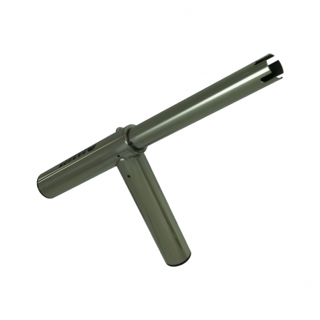 Porte-canne double FORKET avec raccord encastré à 0° - Jonian Sea