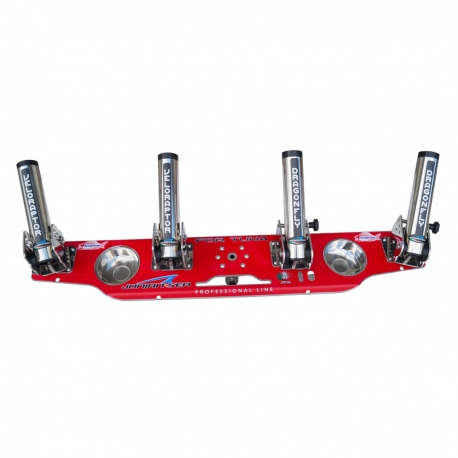 Für Thunfisch + vier Libellenrutenhalter mit bündiger Montagebasis – Jonian Sea