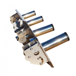 Rocket with three rod holders with 30° recessed coupling - Jonian Sea 2