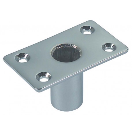 Douille en laiton chromé pour tige de Ø 14 mm