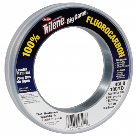 Berkley Trilene Big Game 0.46MM Fluorocarbon Leaders 91M