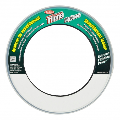 Berkley Trilene 0.55MM Big Game Mono Leaders 50M CLR