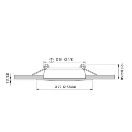 Todd ET SD recessed spotlight