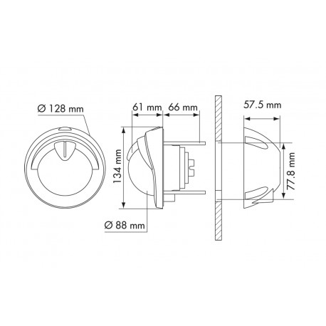 Plastimo Mini Contest compass for sailing boats