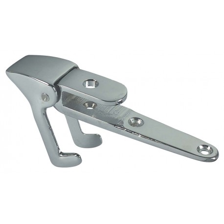 Chromed brass safety hook for ladders