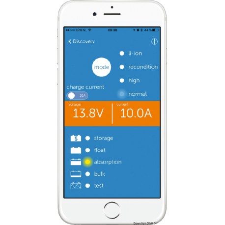 Victron Bluesmart vanntett batterilader med Bluetooth-tilkobling - IP65