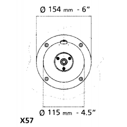 Flangia X57 2