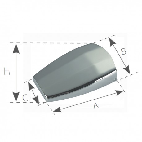 Verchromter Messing-Lufteinlass