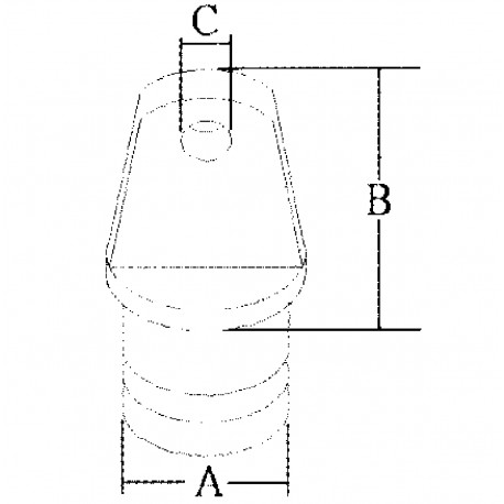 AISI 316 stainless steel male coupling
