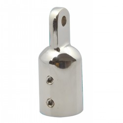 Cap joint with single grub screw in stainless steel AISI 316