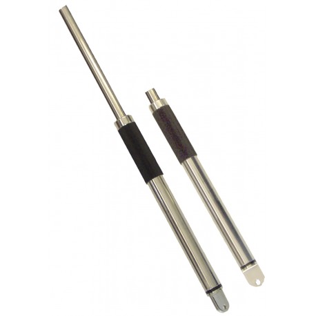 Telescopic canopy stretcher in stainless steel AISI 316