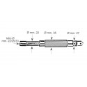 Tensor de tornillo para toldos, acero inoxidable AISI 316