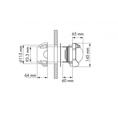 Plastimo Offshore Compass 130 Black