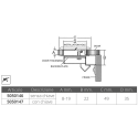 Mini coupe-tirage en acier inoxydable 316
