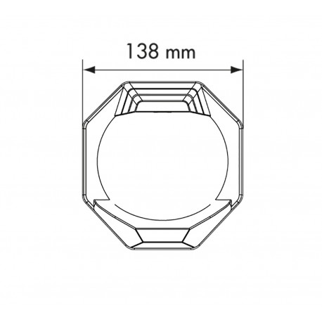 Plastimo Contest 130 Compass White Red Rose