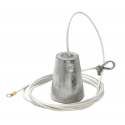 Opgehangen anode
