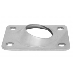 Base rectangular inclinada