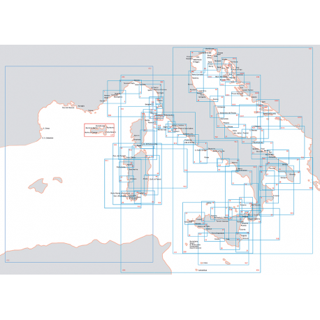 Zeekaart - Centraal-Zuid-Adriatische Zee