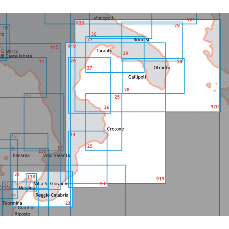 Nautical chart - Ionian Sea