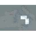 Carte marine - Mer Tyrrhénienne centrale et méridionale