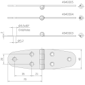 Sarana 140x40 mm