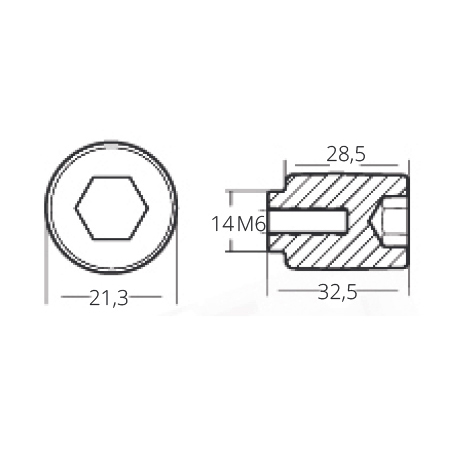 Cylinder for yamaha 75/250 hp engines