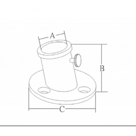 Support de table en acier inoxydable