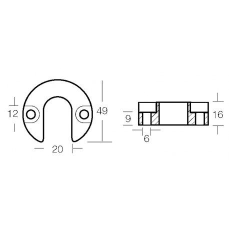 Collar for alpha one motors