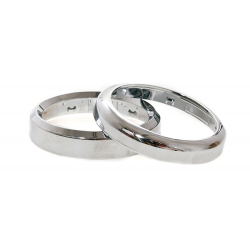 Verchromter Rahmen für die Sichtlinie