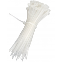 Brida de nylon blanca para cables