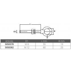 Ringschraube aus Messing 2