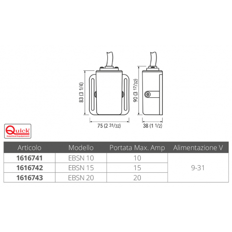 Electronic switch ebsn