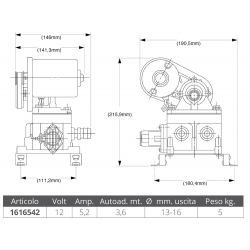 Replacement pump valve/diaphragm kit 2